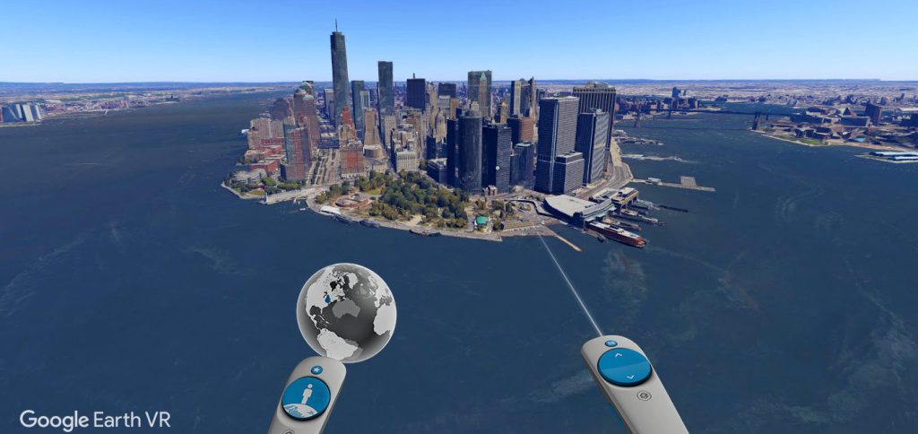 Google Earth virtual Reality/VRWorld