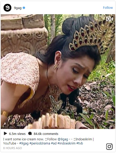 Iklan es krim viral di internet masuk 9GAG